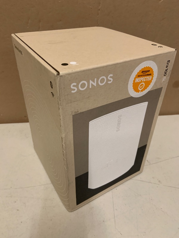 Photo 1 of Sonos Era 100 SL Compact, Microphone-Free Speaker - White