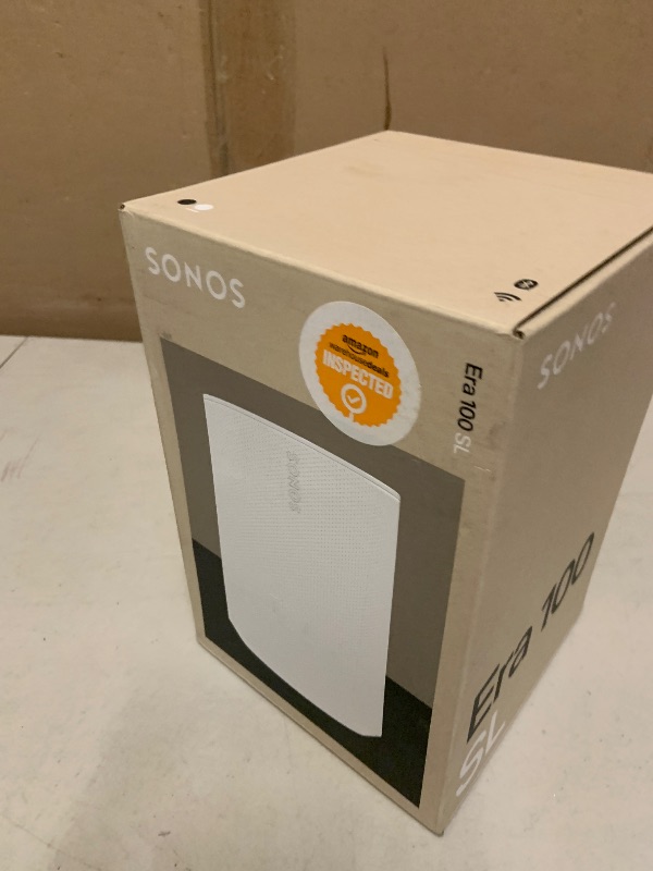 Photo 1 of Sonos Era 100 SL Compact, Microphone-Free Speaker - White