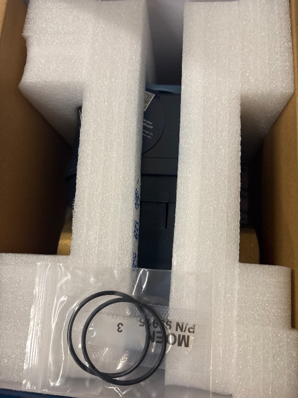 Photo 1 of Moen Flo 1-1/4-inch Smart Water Shut Off Valve, Smart Home Water Monitor Leak Detector, Wifi Connected, App Enabled Flow Meter and Shutoff, 900-002