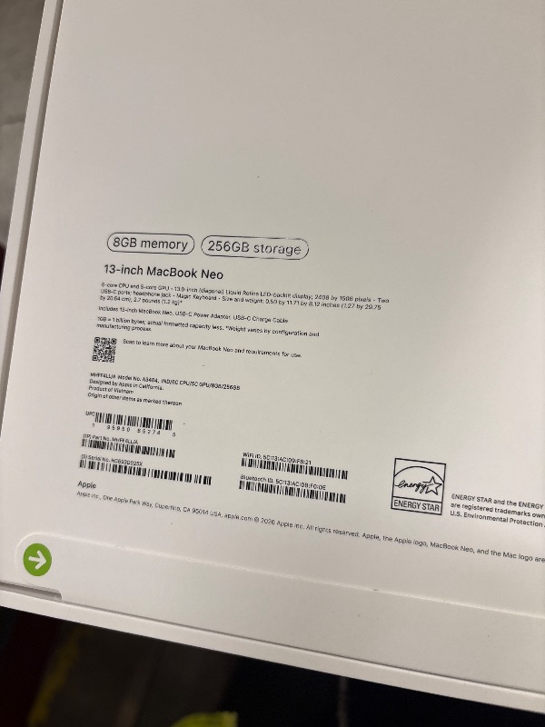 Photo 1 of MacBook Neo