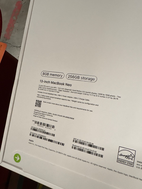 Photo 1 of MacBook Neo