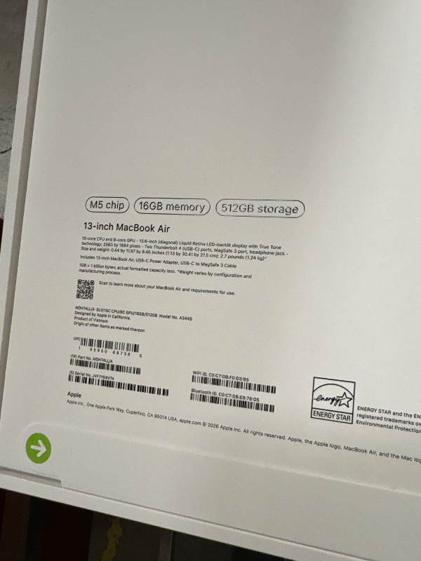 Photo 1 of MacBook Air