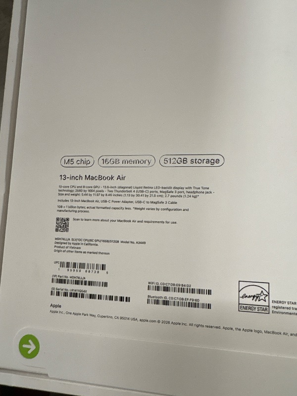 Photo 1 of MacBook Air
