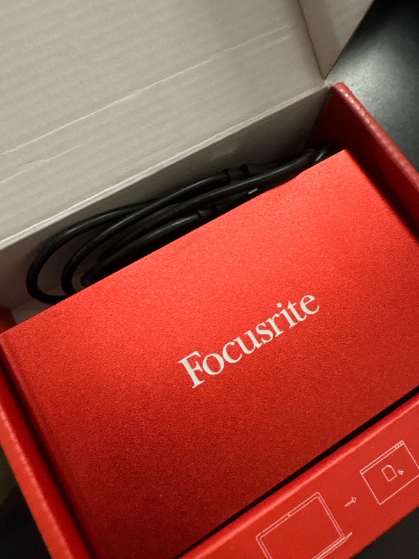 Photo 1 of Focusrite Scarlett Solo 3rd Gen USB Audio Interface for Guitarists, Vocalists, Podcasters or Producers to record and playback studio quality sound