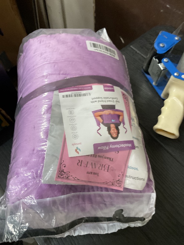 Photo 1 of Zomaple Post Mastectomy Pillow Post Surgery – Post-Op Essentials, Breast Augmentation/Reduction & Mastectomy Recovery Supplies – Washable Cover for Comfort & Support
