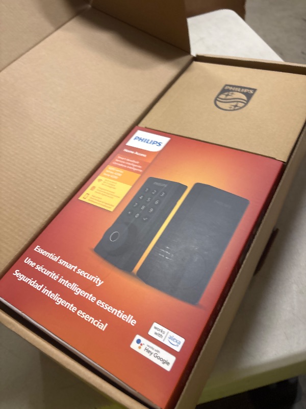 Photo 1 of Philips WiFi Keypad Door Lock with Handle, Built-in WiFi, APP Remote Control, Voice & Fingerprint Unlock, Smart Locks for Front Door with Auto Lock, Digital Front Door Lock Set, Keyless Entry Deadbolt