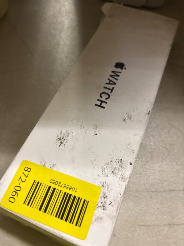 Photo 1 of product locked by previous owner 
Apple Watch SE 3 [GPS 40mm] Smartwatch with Starlight Aluminum Case with Starlight Sport Band - S/M. Fitness and Sleep Trackers, Heart Rate Monitor, Always-On Display, Water Resistant