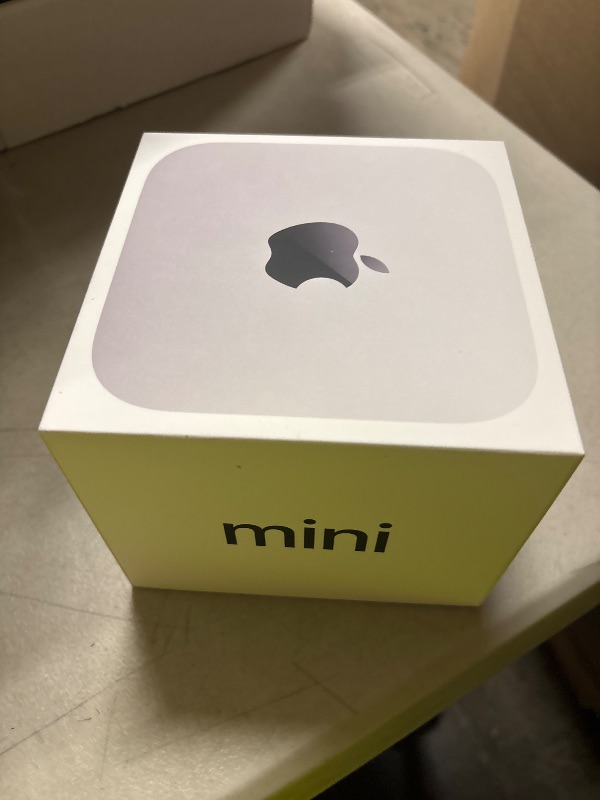 Photo 1 of Apple 2024 Mac mini Desktop Computer with M4 chip with 10?core CPU and 10?core GPU: Built for Apple Intelligence, 16GB Unified Memory, 512GB SSD Storage, Gigabit Ethernet. Works with iPhone/iPad