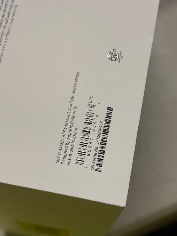 Photo 1 of Apple AirPods Max 2 Wireless Over-Ear Headphones, Active Noise Cancellation, Adaptive Audio, Personalized Spatial Audio, Live Translation, Bluetooth Headphones for iPhone – Starlight