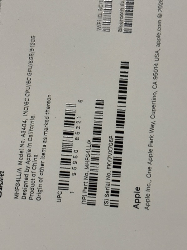 Photo 1 of Apple 2026 MacBook Neo 13-inch Laptop with A18 Pro chip: Built for AI and Apple Intelligence, Liquid Retina Display, 8GB Unified Memory, 512GB SSD Storage, 1080p FaceTime HD Camera, Touch ID; Indigo