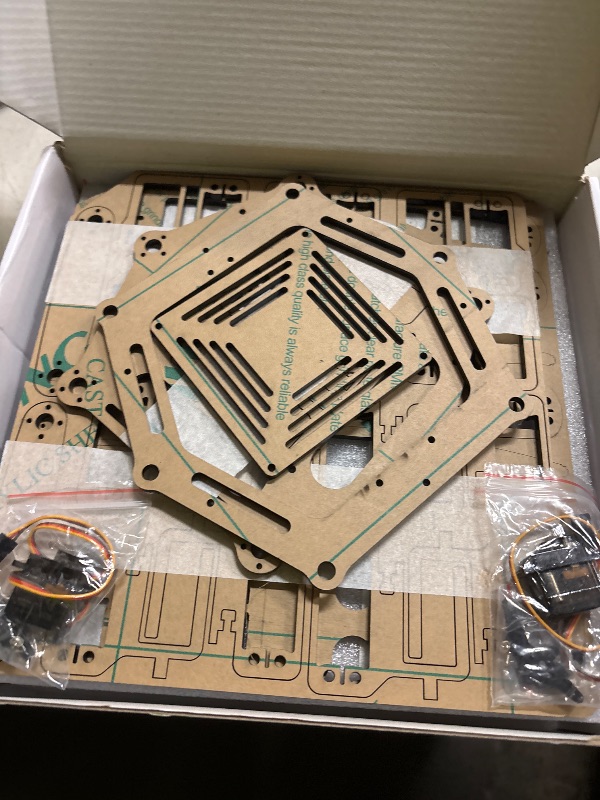 Photo 1 of Freenove Big Hexapod Robot Kit for Raspberry Pi 5 4 B 3 B+ Zero 2 W, Walking, Self Balancing, Face Recognition, Ultrasonic Ranging, App Control, Camera, Servo (Raspberry Pi NOT Included)