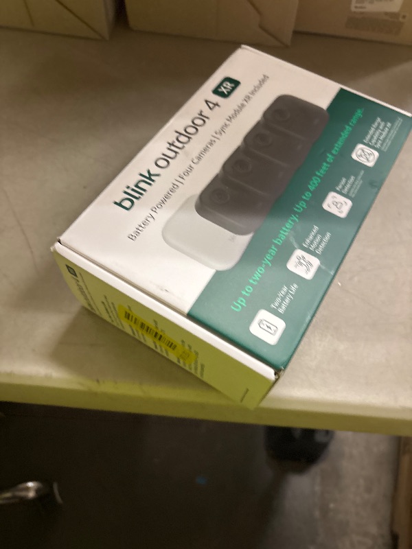 Photo 1 of Blink Outdoor 4 XR – two-year battery wireless camera with 4x security coverage, 1000 ft open-air range or 400 ft with typical use — 4 camera system.