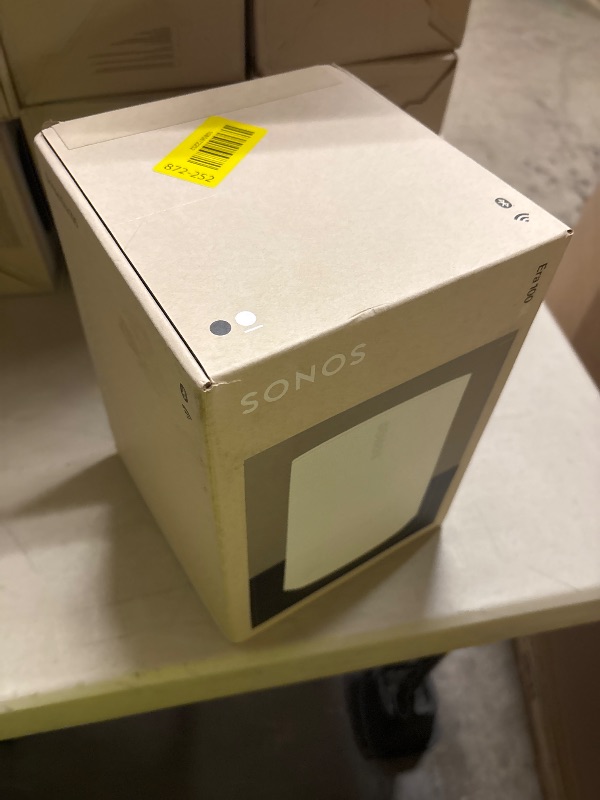 Photo 1 of Sonos Era 100 SL - Compact, Microphone-Free Speaker with WiFi, Bluetooth - White