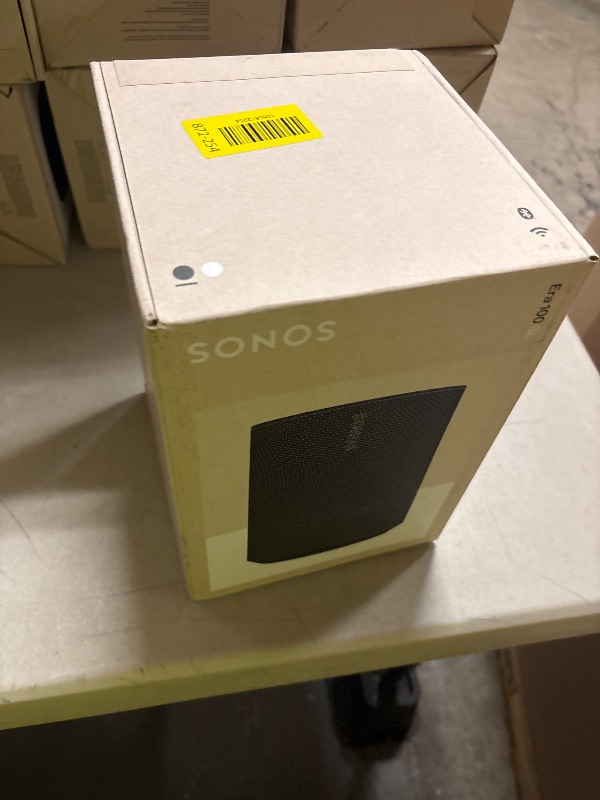 Photo 1 of Sonos Era 100 SL - Compact, Microphone-Free Speaker with WiFi, Bluetooth - Black