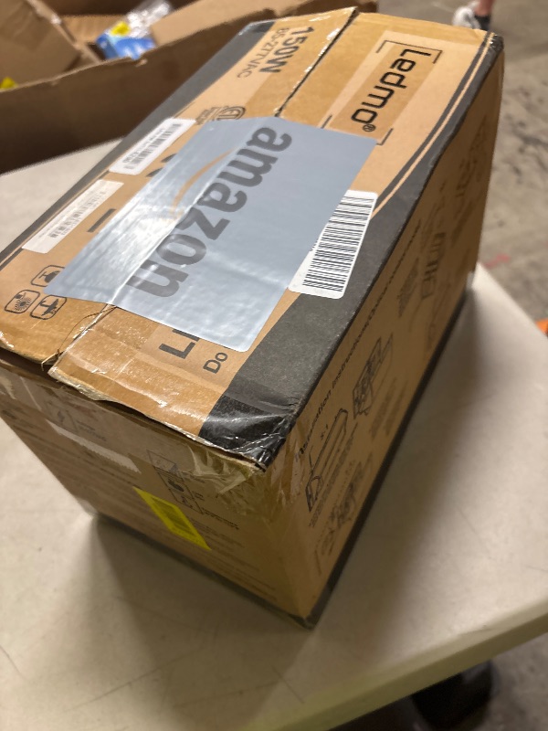 Photo 1 of ledmo LED Wall Pack Light Size Update Dusk to Dawn Lighting 120W Outdoor Security Flood Lighting 5000K Commercial and Industrial Fixture for Buildings,Warehouses, Parking Lots,Yard