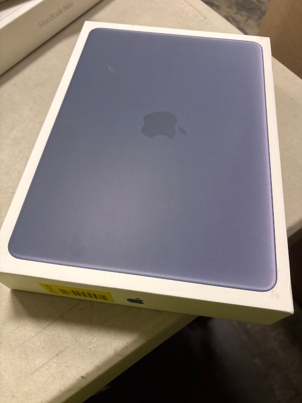 Photo 1 of Apple 2026 MacBook Neo 13-inch Laptop with A18 Pro chip: Built for AI and Apple Intelligence, Liquid Retina Display, 8GB Unified Memory, 512GB SSD Storage, 1080p FaceTime HD Camera, Touch ID; Indigo