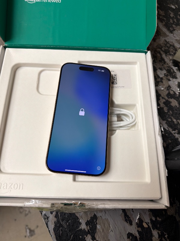 Photo 1 of LOCKED………..Apple iPhone 16 Pro, US Version, 256GB, rose pink  - Unlocked (Renewed Premium)