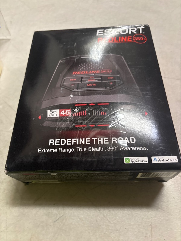 Photo 1 of Escort Redline 360c Plug and Play Radar Detector, Extreme Range