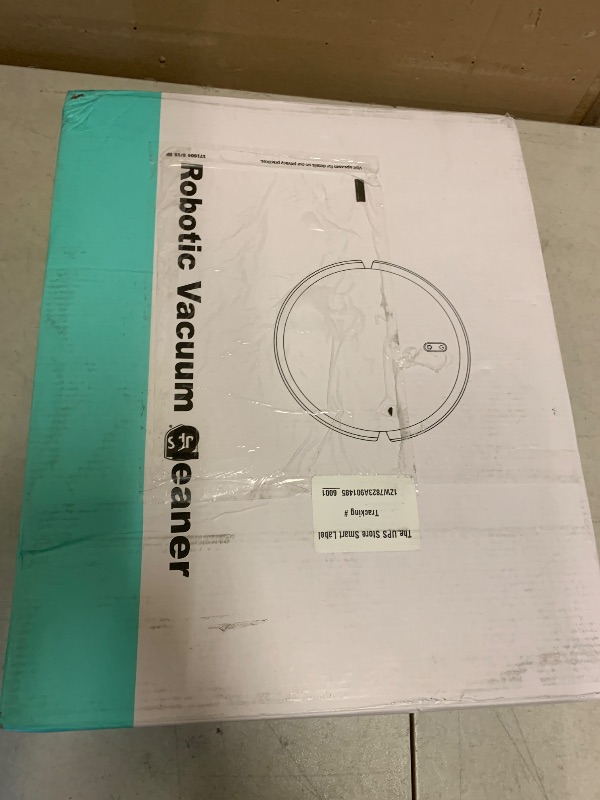 Photo 1 of Thamtu Robot Vacuum Cleaner, Super Thin, Powerful Suction Vacuum Robot, Self-Charging Robotic Vacuum Cleaner, Cleans Hard Floors to Low-Pile Carpets, Black