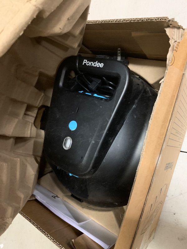 Photo 1 of Pondee X1 Robotic Pool Vacuum, Cordless Pool Cleaner with 120-Min Runtime, Auto-Parking, 2.5h Fast Charging, for Above-Ground & Flat-Bottom Inground Pools up to 850 sq.ft