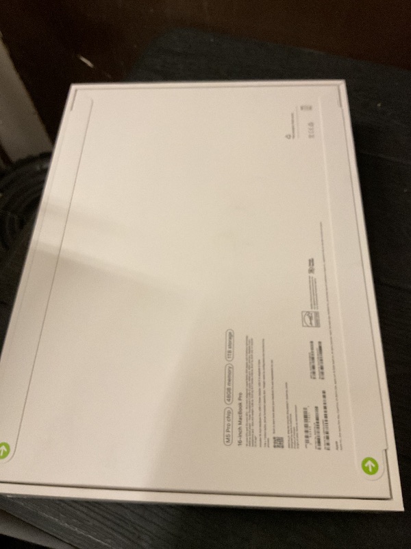 Photo 1 of Apple 2026 MacBook Pro Laptop with Apple M5 Pro chip with 18-core CPU and 20-core GPU: Built for AI, 16.2-inch Liquid Retina XDR Display, 48GB Unified Memory, 1TB SSD, Wi-Fi 7; Space Black