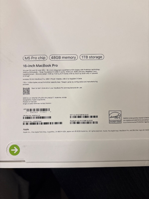 Photo 1 of 16inch MacBook Pro