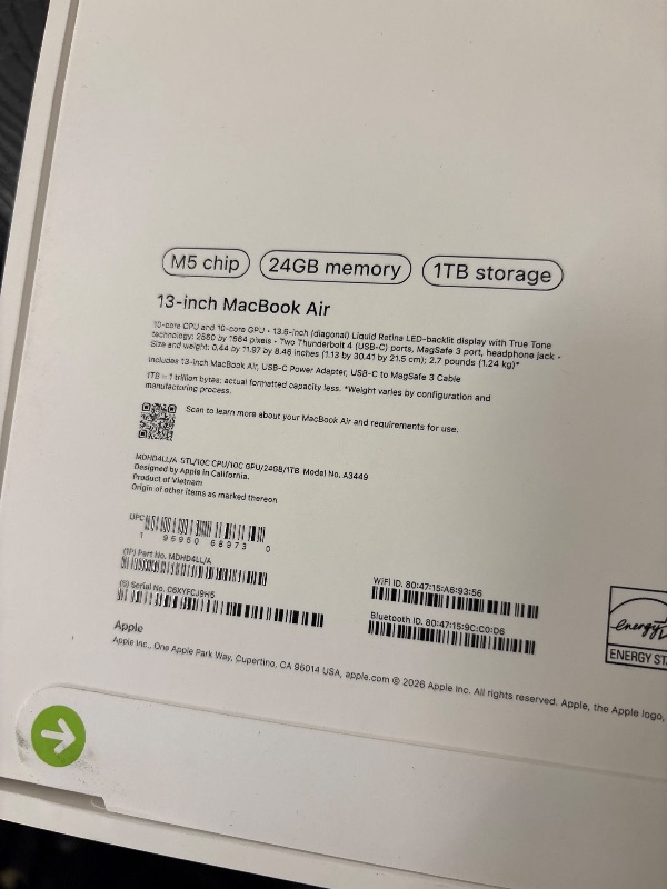 Photo 1 of 13 inch MacBook Air