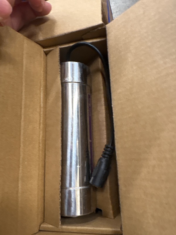 Photo 1 of iSpring UVF8 LED UV Water Filter, Add-on Kit for Under Sink Water Filtration Systems, Mercury-Free, Stainless Steel