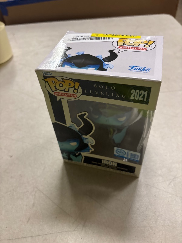 Photo 1 of Funko Pop! Animation: Solo Leveling - Iron - 1/6 Odds for Rare Chase Variant - Glow in The Dark - Styles May Vary - Amazon Exclusive - Collectable Vinyl Figure - Gift Idea - Anime Fans
