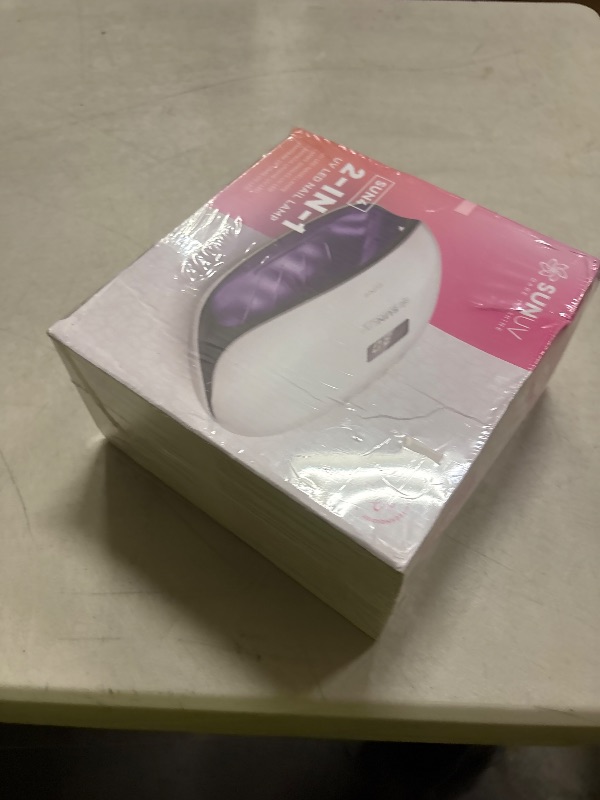 View 2 of SUNUV UV LED Nail Lamp, UV Light for Nails Compatible with All Gel Polish, 36 LEDs with 4 Timer Settings, LCD Display for Home Salon (Black)