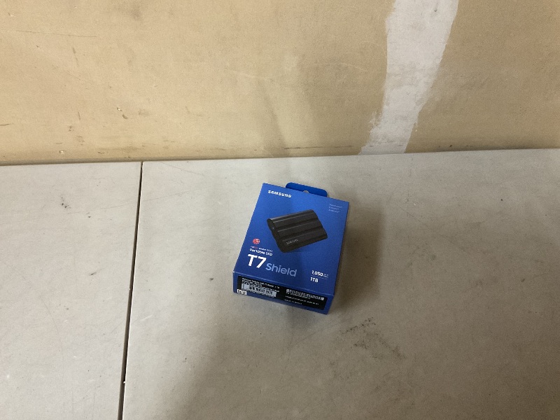 Photo 1 of Samsung T7 Shield Portable SSD 1TB, USB 3.2 Gen 2, Up to 1,050 MB/s