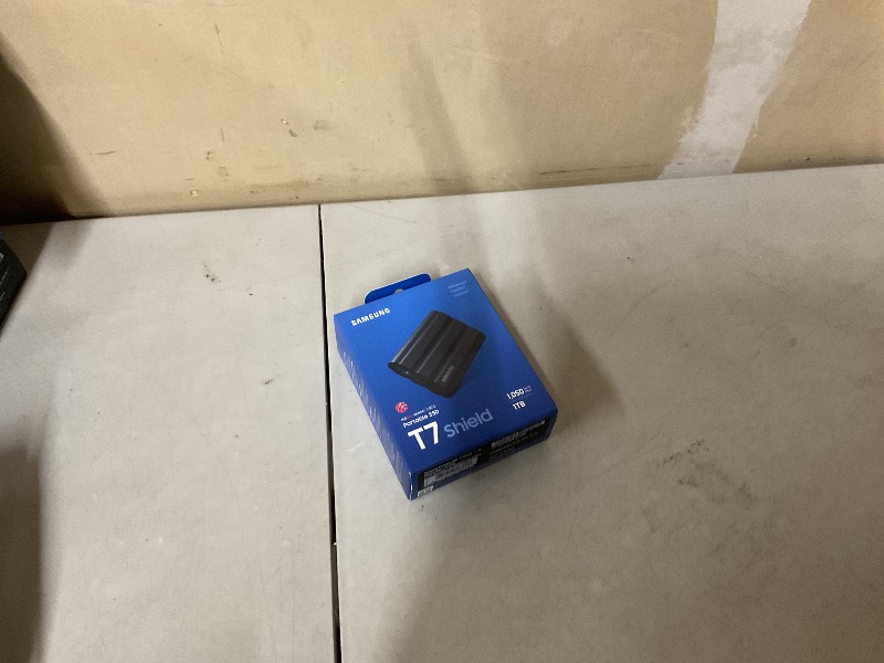 Photo 1 of Samsung T7 Shield Portable SSD 1TB, USB 3.2 Gen 2, Up to 1,050 MB/s