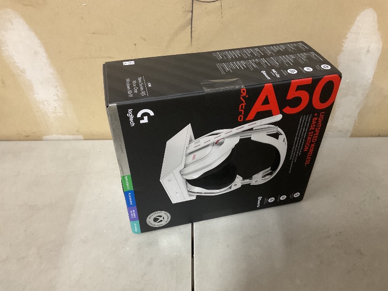 Photo 1 of Logitech G Astro A50 Multi-Platform Wireless Gaming Headset - White