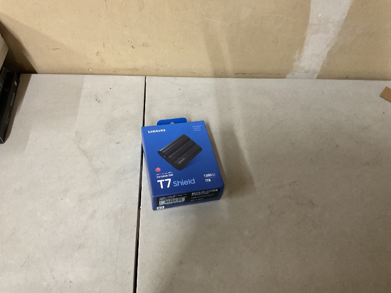Photo 1 of Samsung T7 Shield Portable SSD 1TB, USB 3.2 Gen 2, Up to 1,050 MB/s