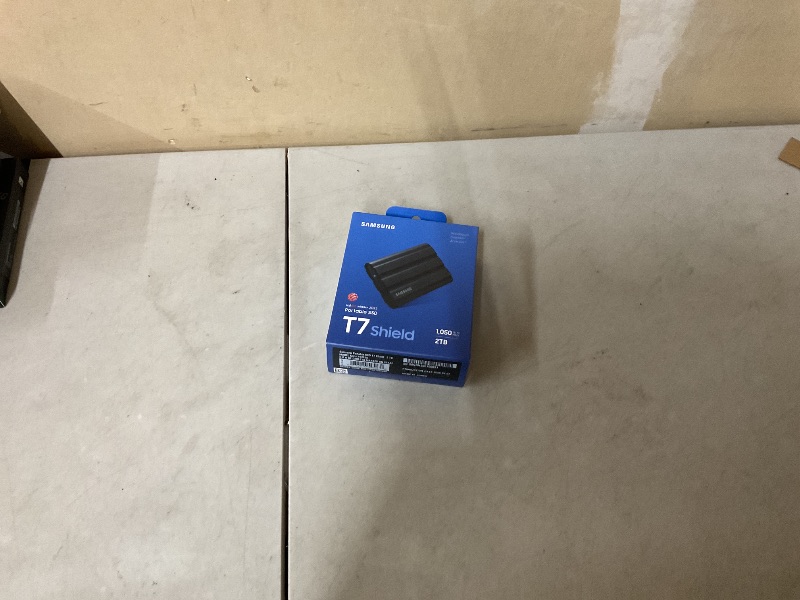 Photo 1 of Samsung T7 Shield Portable SSD 2TB, USB 3.2 Gen 2, Up to 1,050 MB/s