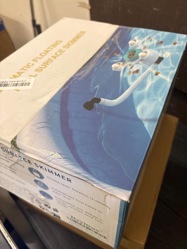 Photo 1 of Bzyltrux Floating Pool Skimmer - Universal, Tri-Float Design