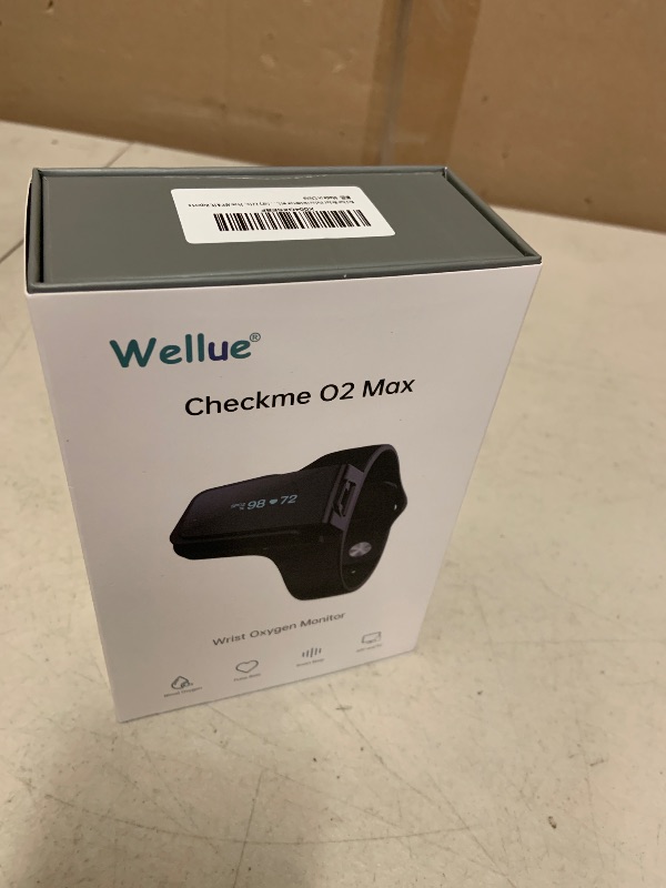 Photo 1 of Wellue Wrist Pulse Oximeter with Audio Reminder| Bluetooth Blood Oxygen Monitor Rechargeable for Continuous SPO2 Tracking with 72 Hours Battery Life, Free APP & PC Reports, Style 2