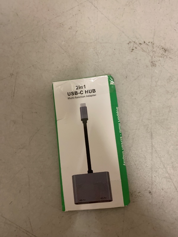 Photo 1 of G GOPALA USB C to Dual HDMI Adapter 4K@60Hz, Multiport Adapter with 2 HDMI, USB3.0, PD 100W, USB C Splitter Compatible with MacBook Pro/Air, iPad Pro, Dell, HP, S24/S23/S22