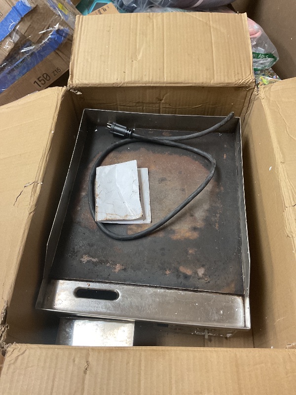 Photo 1 of VIKEER Electric Griddle, 14 Inch Flat Top Grill