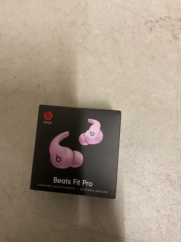 Photo 1 of Beats Fit Pro (1st Gen) - True Wireless Noise Cancelling Earbuds - Active Noise Cancelling - Sweat Resistant Earphones, Compatible with Apple & Android, Class 1 Bluetooth® - Stone Purple