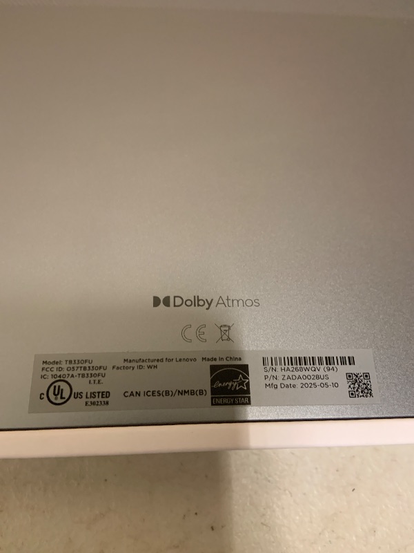Photo 1 of Lenovo Tab M11, 11” Display, MediaTek Helio G88 Octa-Core, 4GB RAM, 64GB SSD, 1920x1200 px, Ambient Light-Sensor, 10 Hour Battery, Comes w/Pen, Luna Grey