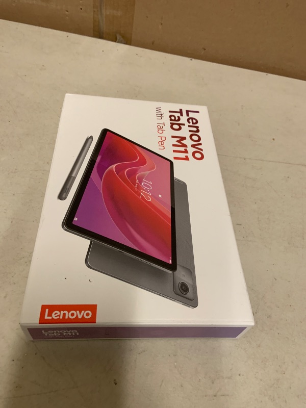 Photo 1 of Lenovo Tab M11, 11” Display, MediaTek Helio G88 Octa-Core, 4GB RAM, 64GB SSD, 1920x1200 px, Ambient Light-Sensor, 10 Hour Battery, Comes w/Pen, Luna Grey