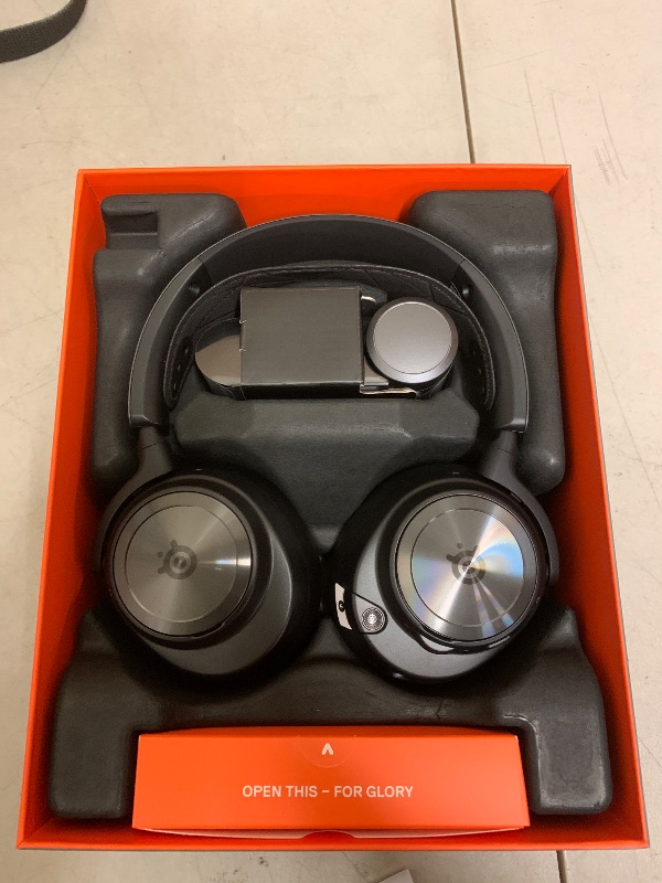 Photo 1 of SteelSeries Arctis Nova Pro Wireless Multi-System Gaming Headset - Premium Hi-Fi Drivers - Active Noise Cancellation - Infinity Power System - ClearCast Gen 2 Mic - PC, PS5, PS4, Switch, Mobile