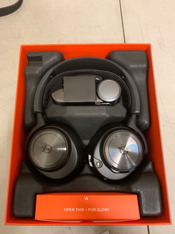 Photo 1 of SteelSeries Arctis Nova Pro Wireless Multi-System Gaming Headset - Premium Hi-Fi Drivers - Active Noise Cancellation - Infinity Power System - ClearCast Gen 2 Mic - PC, PS5, PS4, Switch, Mobile
