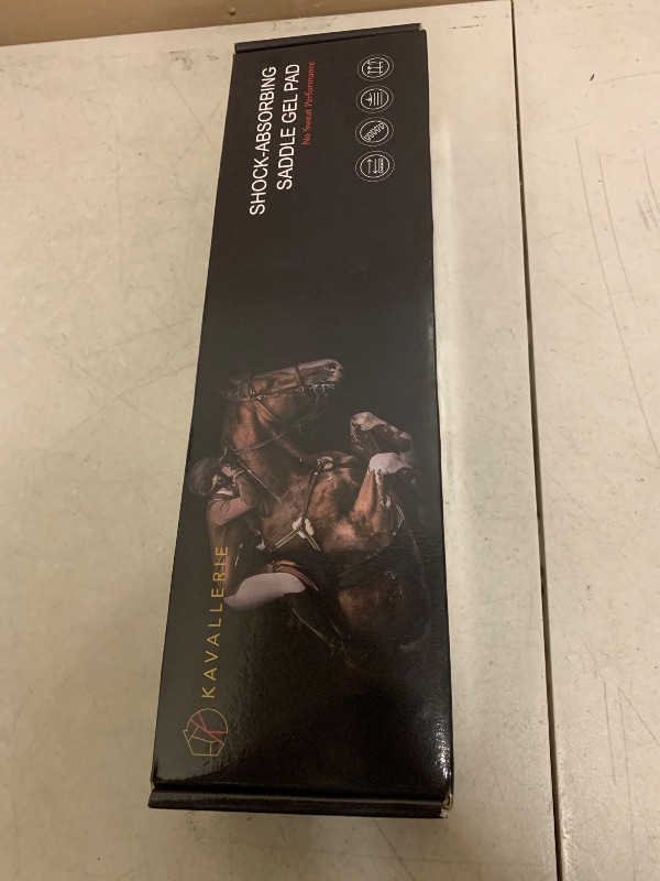 Photo 1 of Kavallerie Middle Riser Gel Saddle Pad - Helps with Saddle Bridging, Sore Back, Swayed Back, High Withers English Bareback Pad for Horses, Protective, Perfect for Eventing, Schooling, Dressage