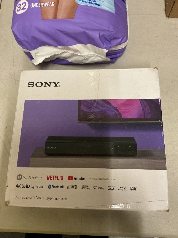 Photo 1 of Region Free Blu-ray Player Compatible with Sony BDP-S6700 with 3D WiFi and 4K-Upscaling Multi Region Code Free | Blu-ray Regions A, B, C | DVD Regions 0-8 with Dynastar 6FT HDMI Bundle