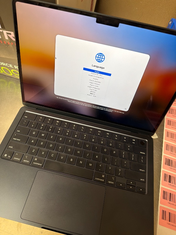 View 4 of Apple MacBook Air with Apple M3 Chip, 13-inch, 8GB RAM, 256GB SSD Storage, Midnight (Renewed)