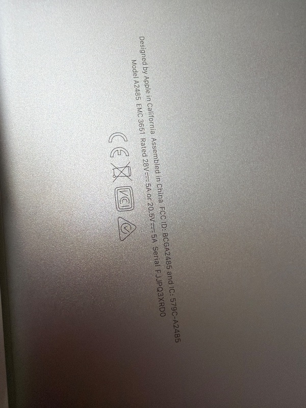 Photo 1 of Apple Late 2021 MacBook Pro with Apple M1 Pro chip, 16-inch, 16GB RAM, 1TB SSD, Space Gray