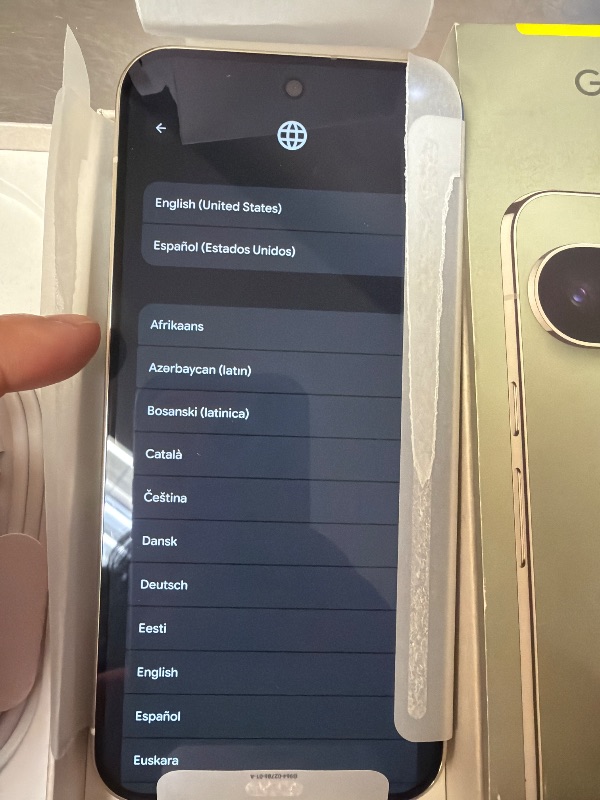 View 7 of OPENED FOR PICTURES………Google Pixel 11 Pro XL - Unlocked Smartphone, Gemini - 512 GB - Olive