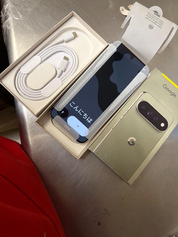 View 5 of OPENED FOR PICTURES………Google Pixel 11 Pro XL - Unlocked Smartphone, Gemini - 512 GB - Olive